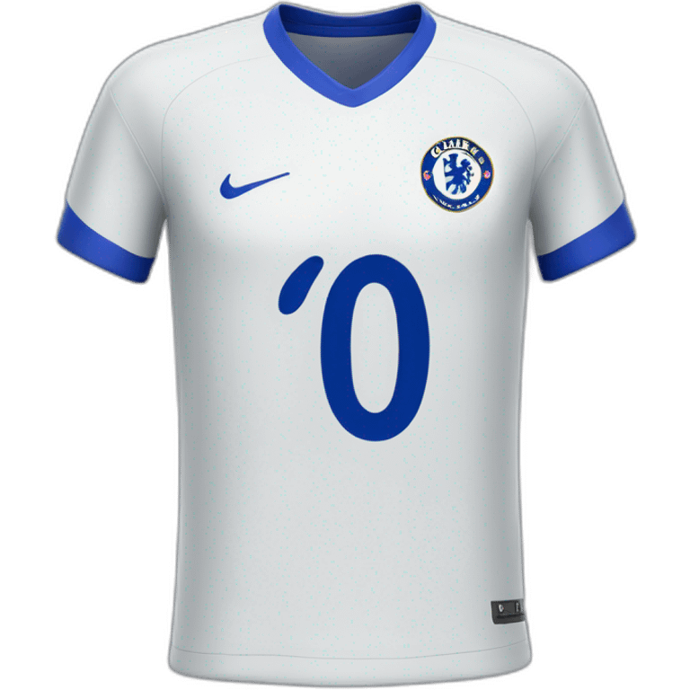 A Chelsea shirt with Abdo written on it and the shirt's number ten   emoji