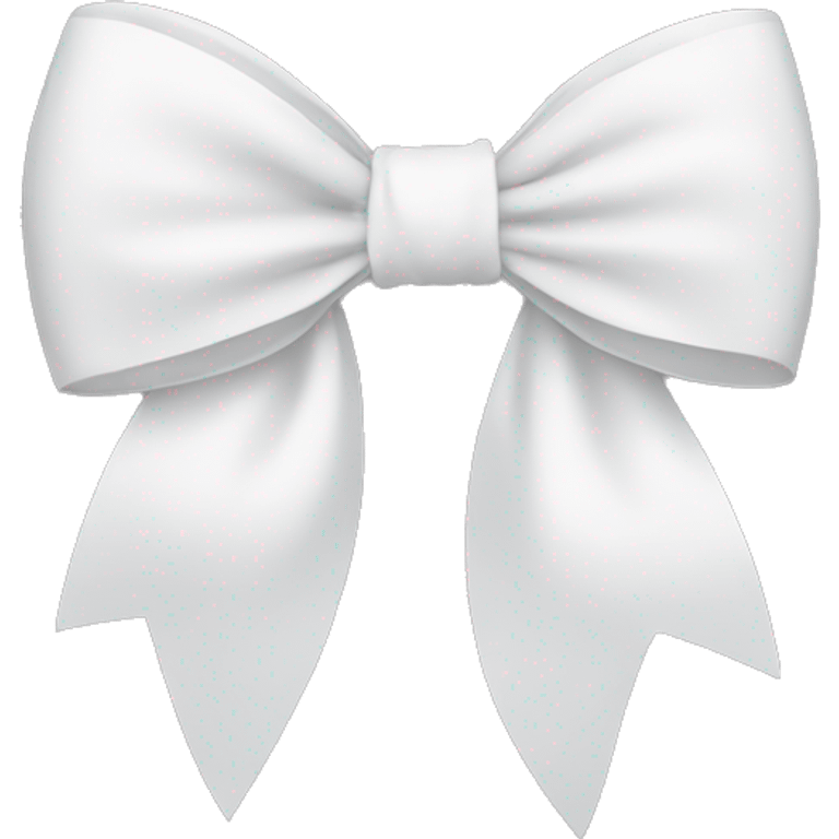 White bow emoji