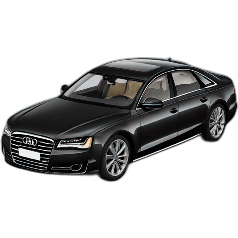 AUDI A8 55TFISI black emoji