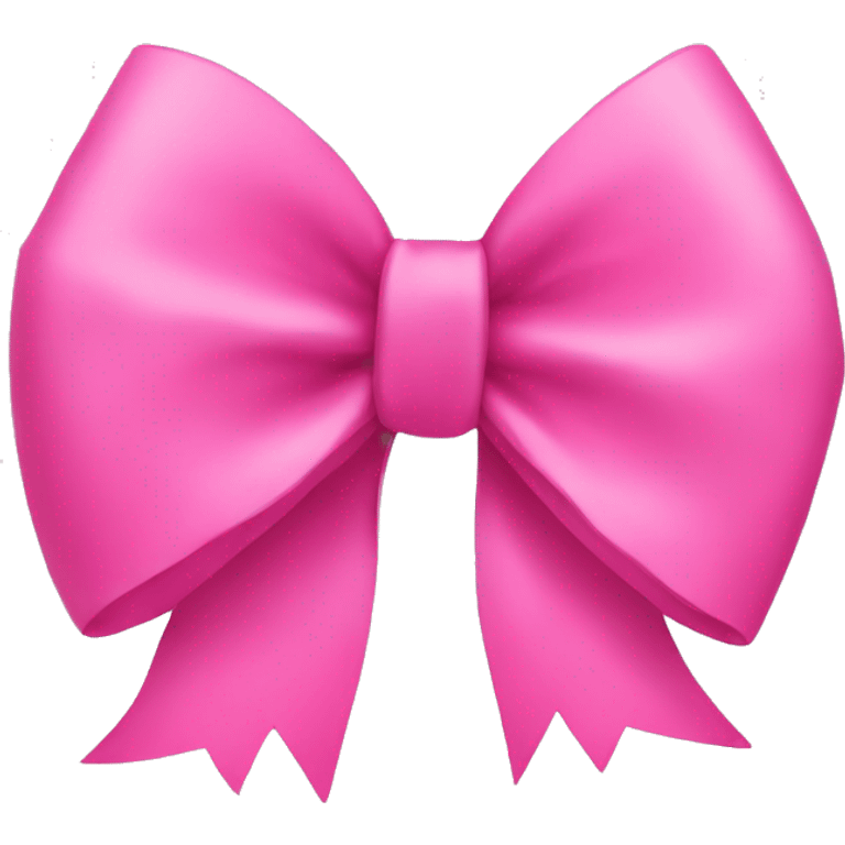 Big pink bow emoji