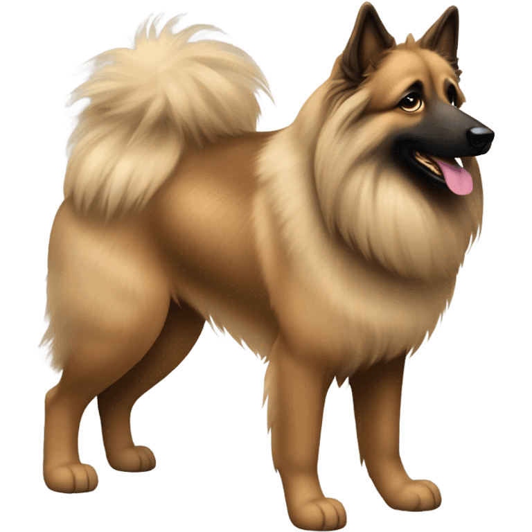 Fluffy Belgian Tervuren  emoji