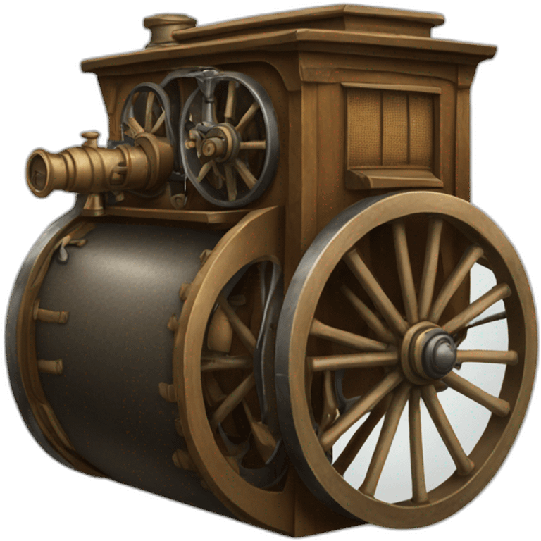 old-time-machine emoji