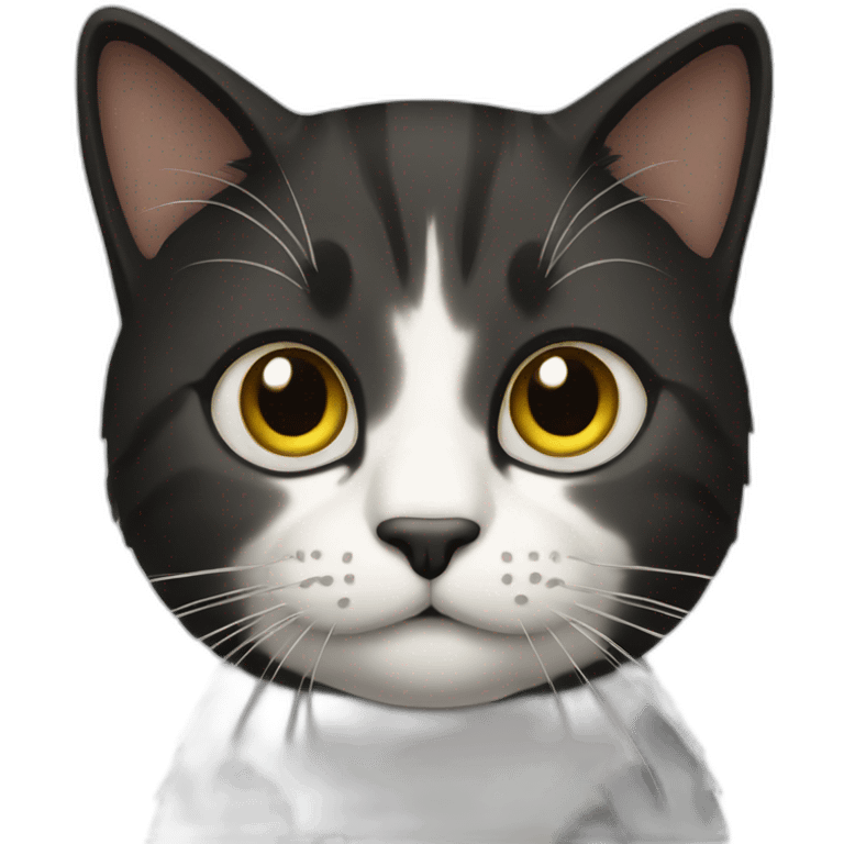 cat Moses black emoji