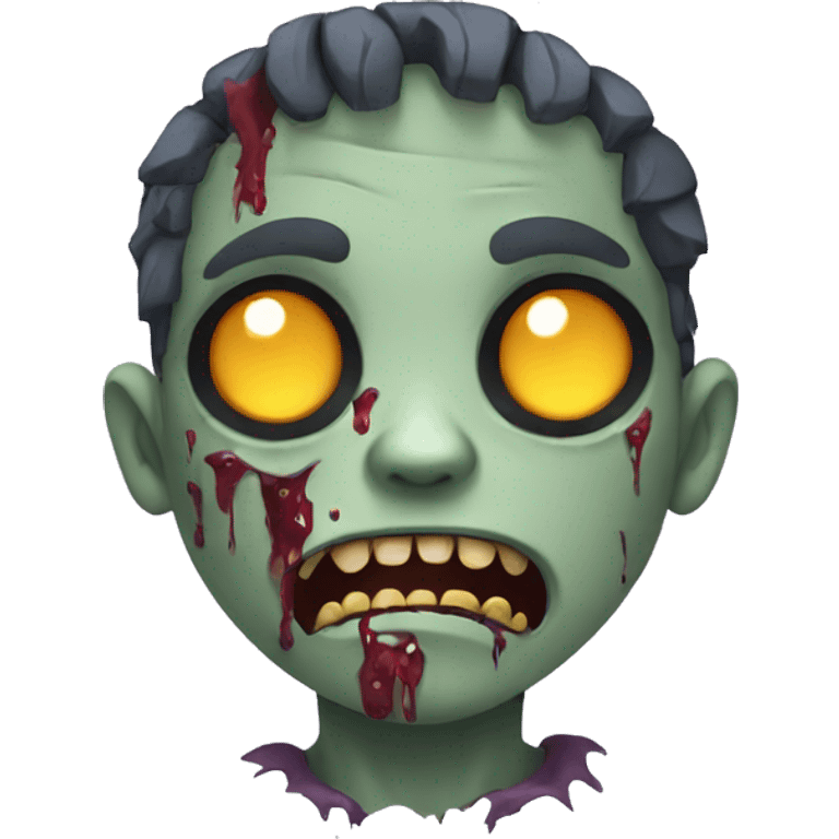 Cute zombie emoji