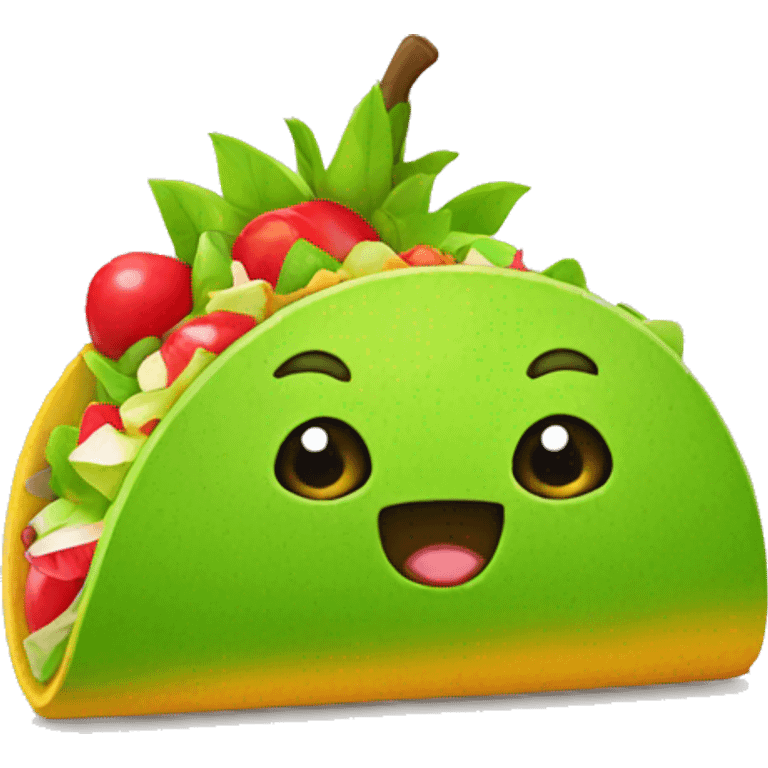 Fruit taco emoji