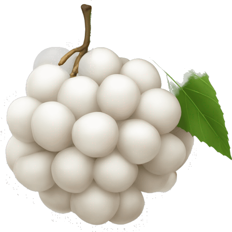 White Lychee emoji