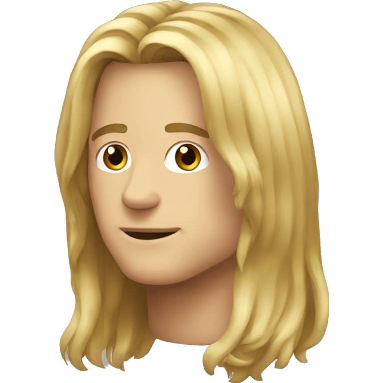 Male long Hair emoji