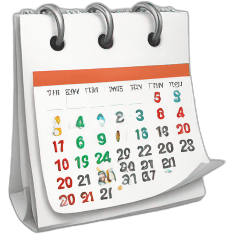 calendar emoji