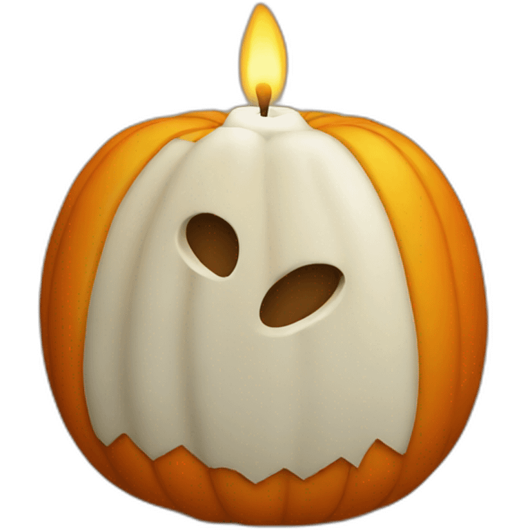 pumpkin candle emoji