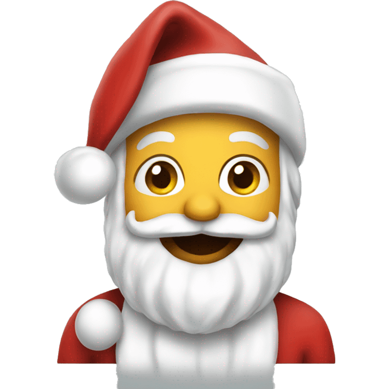 Happy Santa emoji