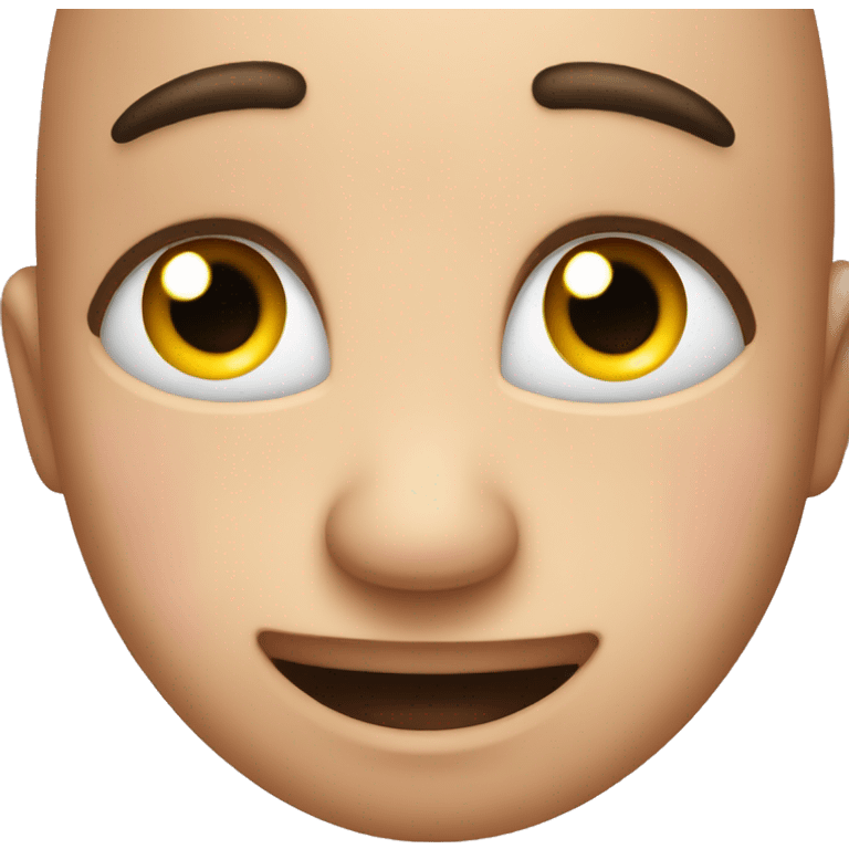 Cute emoji that blush and blinks with eyelashes emoji