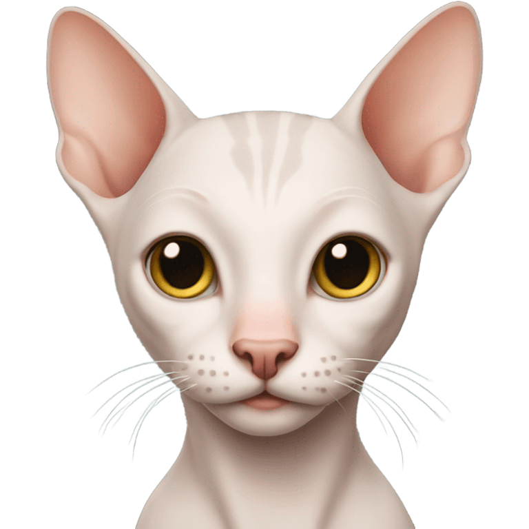 Hairless cat emoji