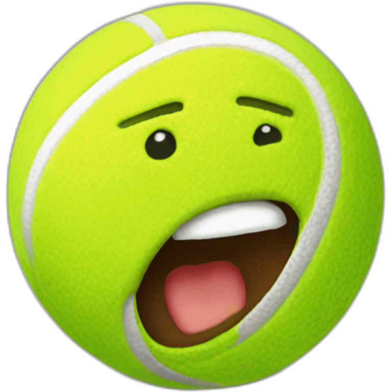 Tennisball liebe emoji