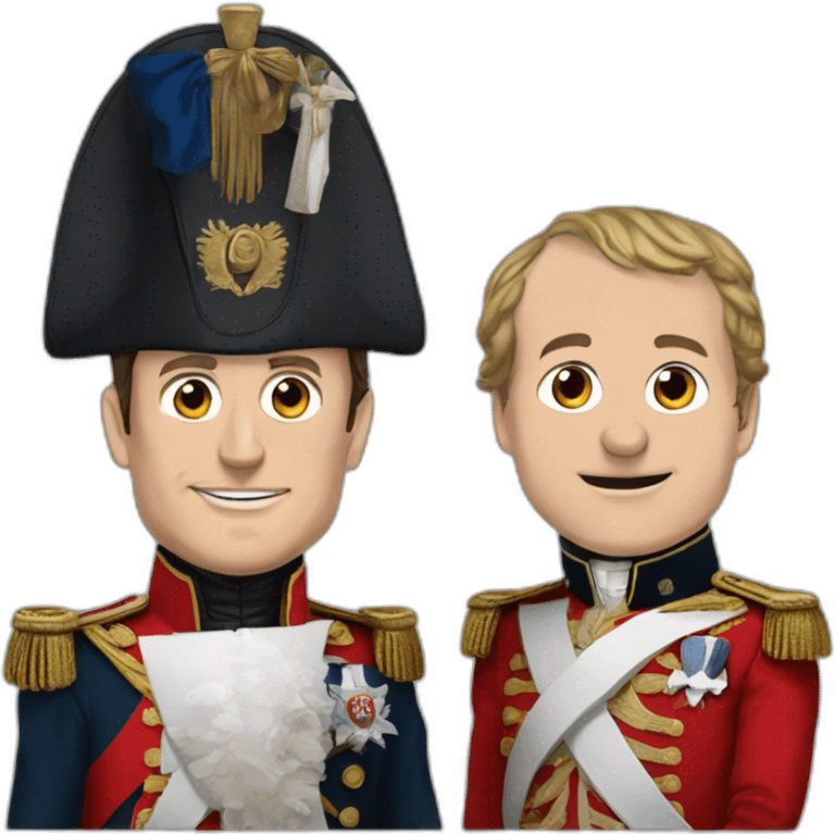 Napoleon avec Macron emoji