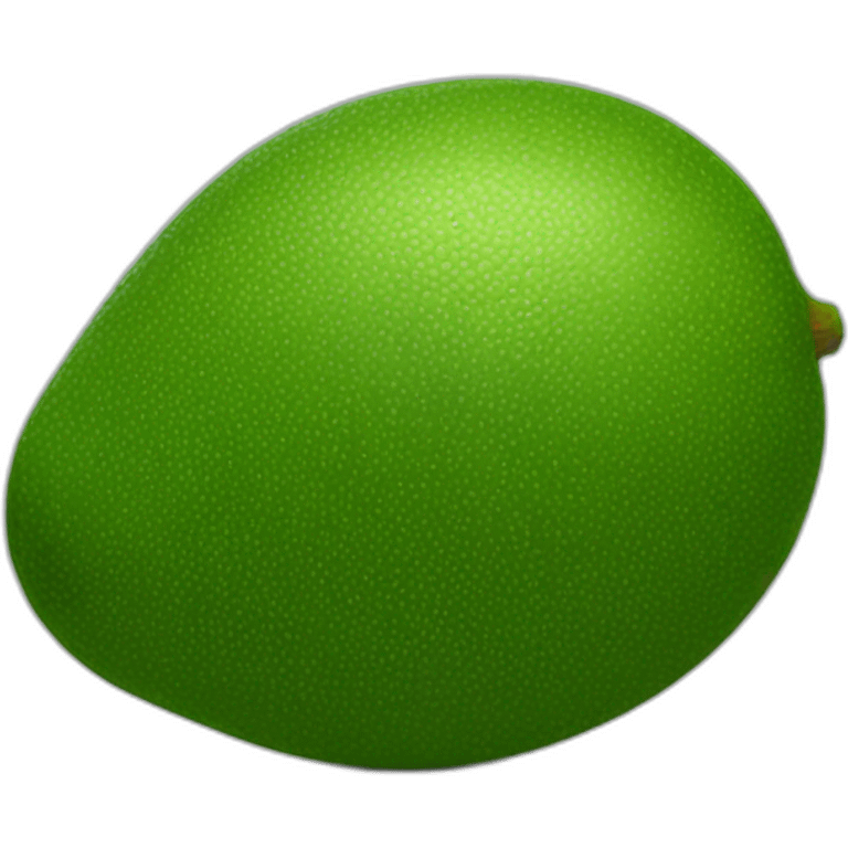 Un aguacate partido en mitad emoji