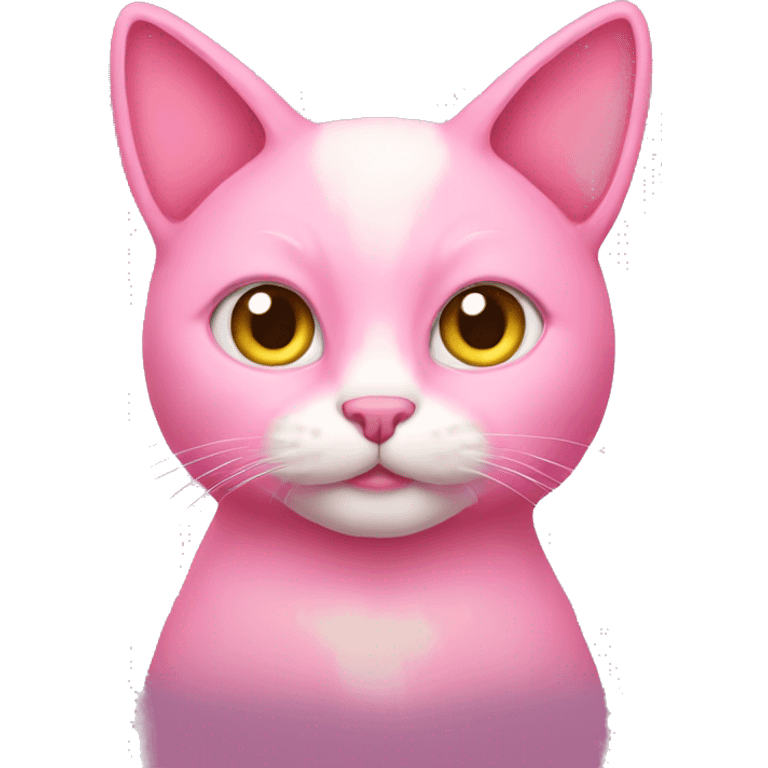 Pink cat emoji