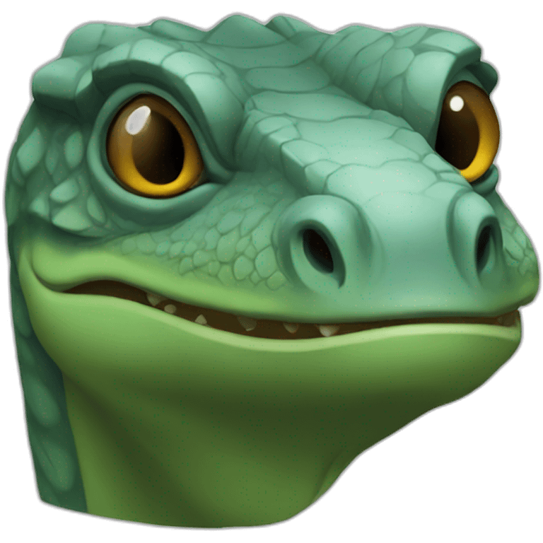 Komodo thinking emoji