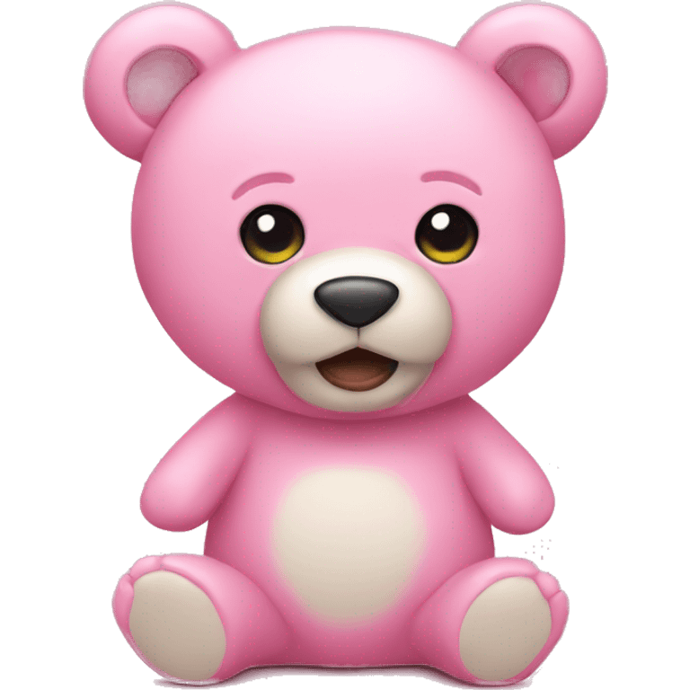 Pink teddy bear  emoji