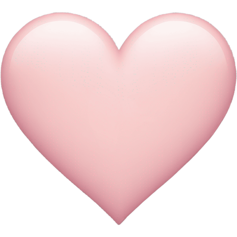 Pastel pink heart emoji