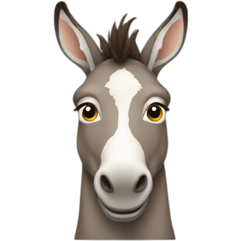 Burro imprecionado  emoji