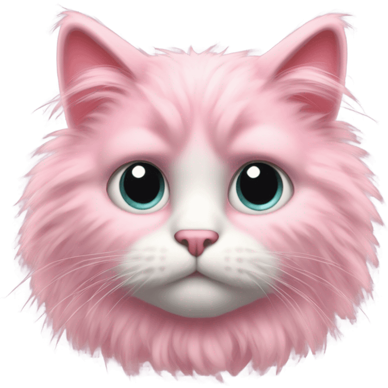 Pink cat  emoji