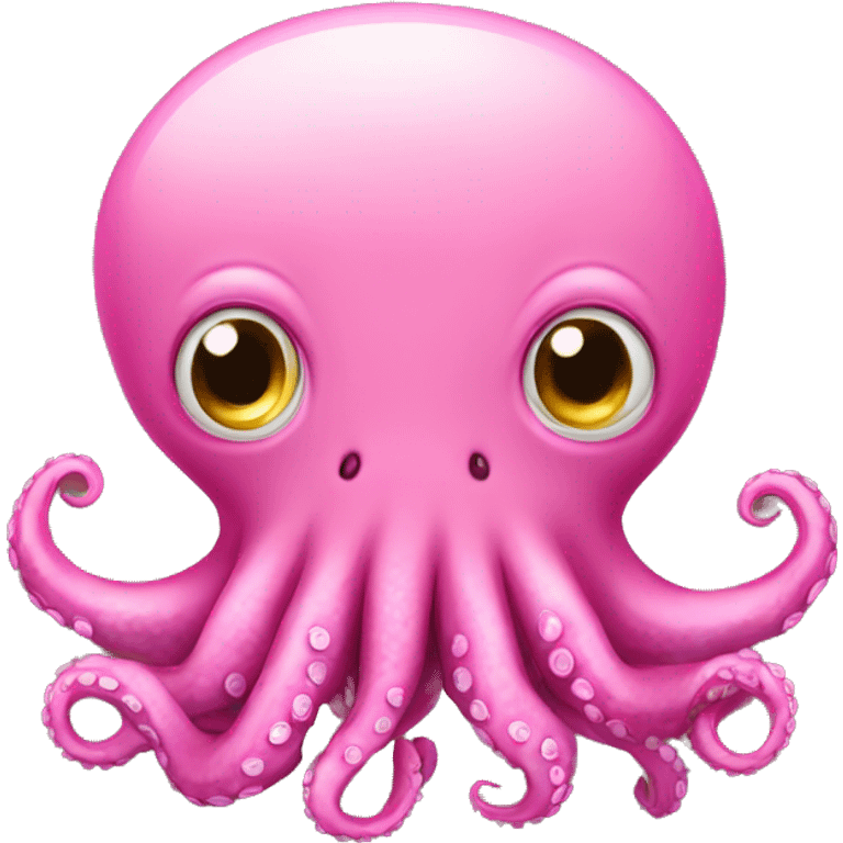 Pink octopus emoji