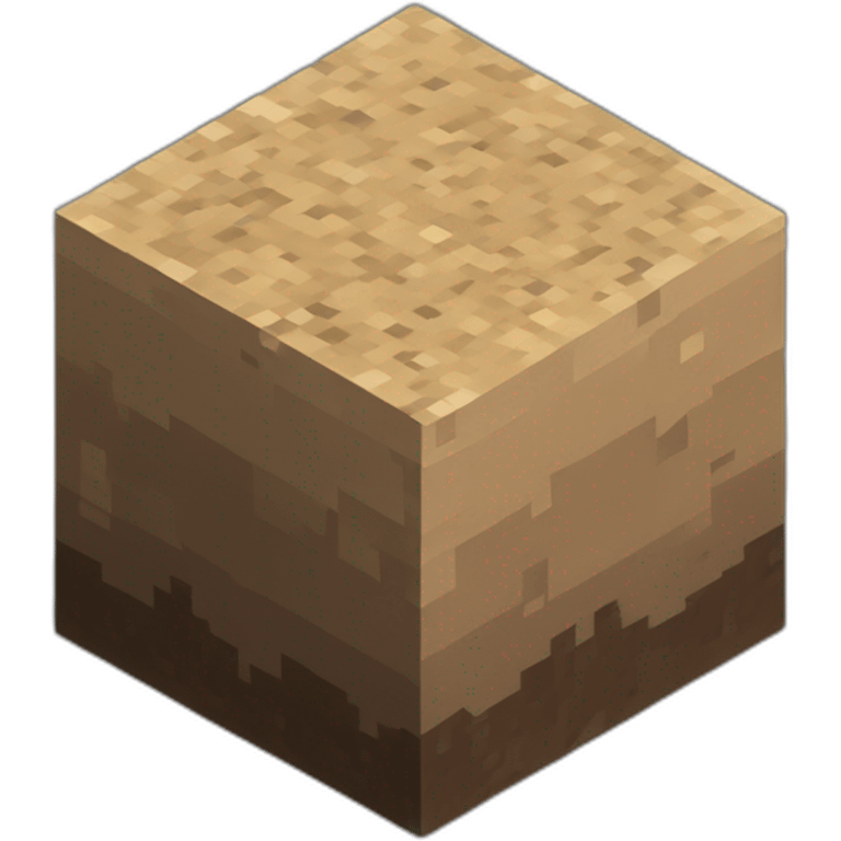 Dirt block minecraft emoji