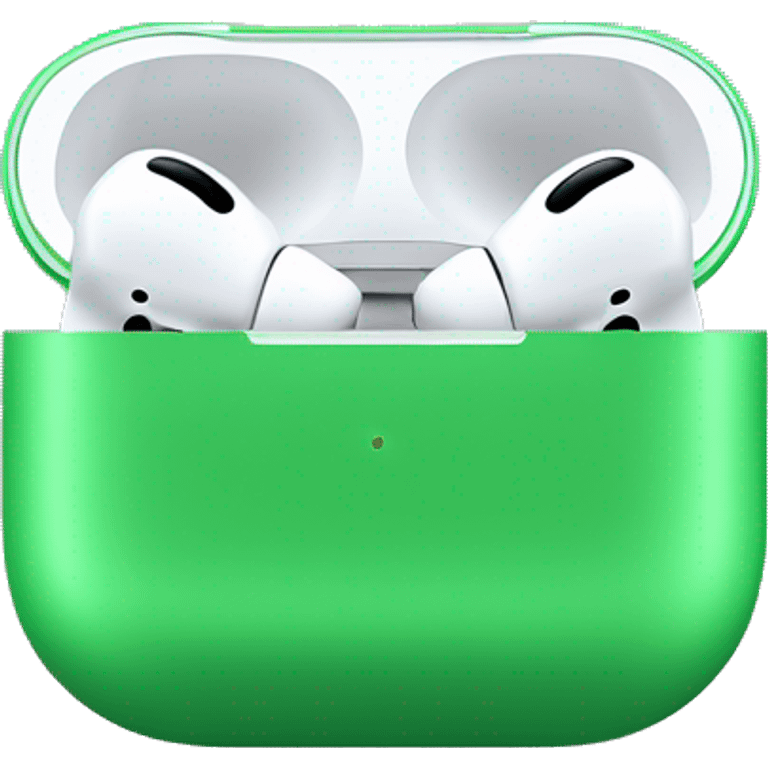 Green AirPods Pro Max emoji