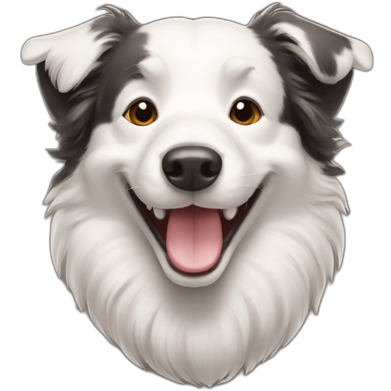 border collie smile emoji