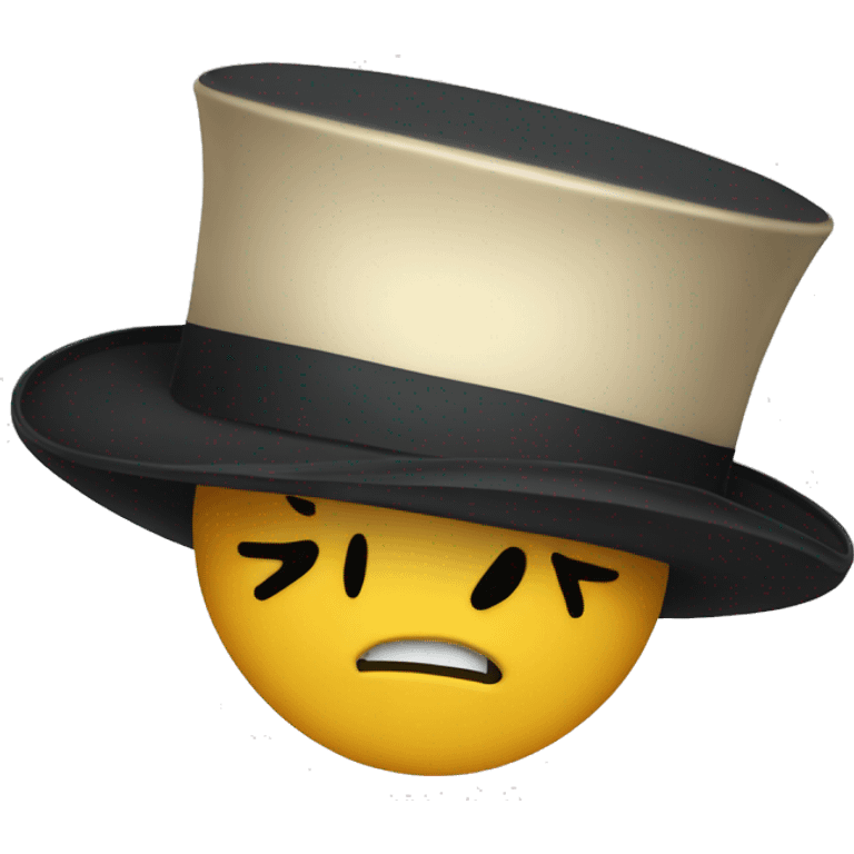 Tophat emoji