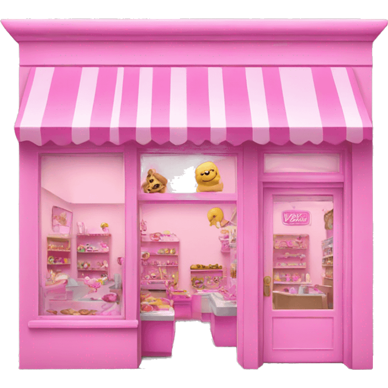 pink barbie shop emoji