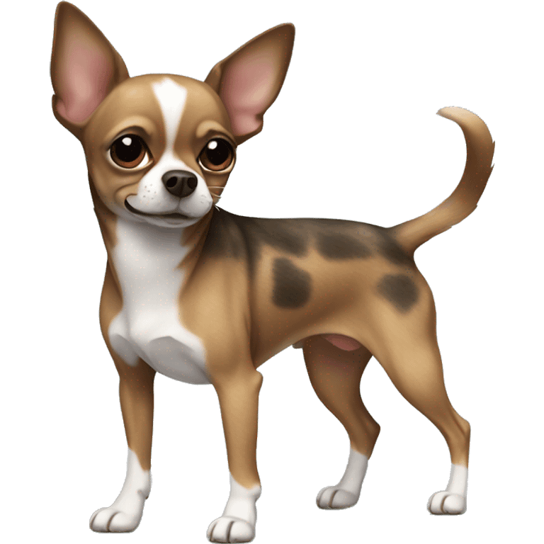 fullbody brindle chihuahua  emoji