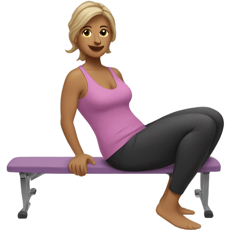 Pilates mom emoji