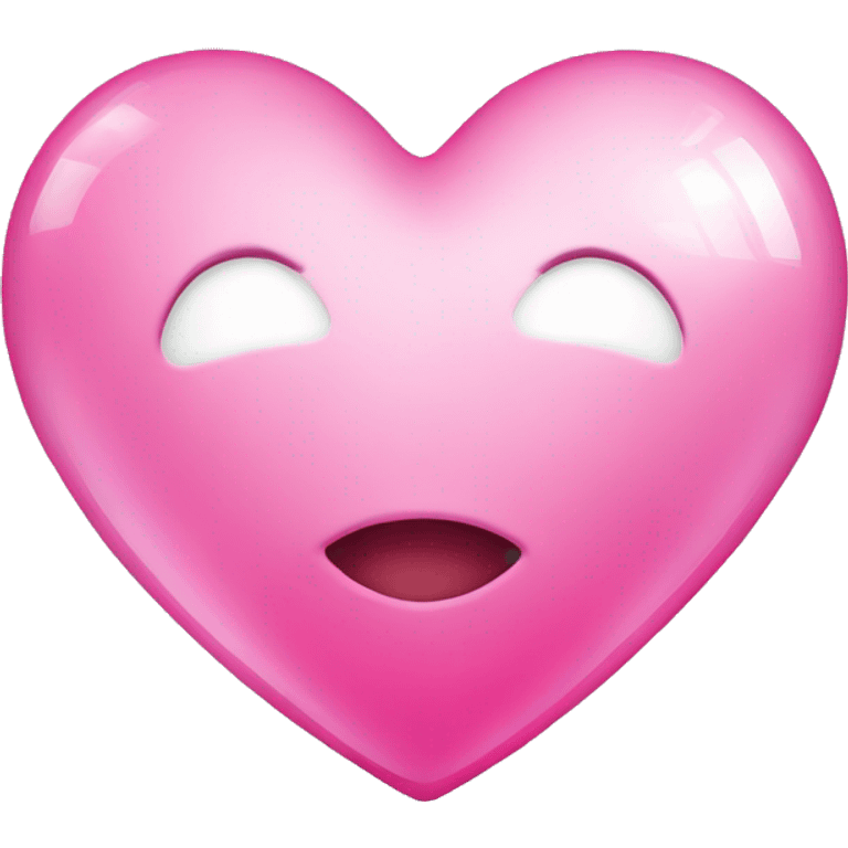 pink glass heart emoji