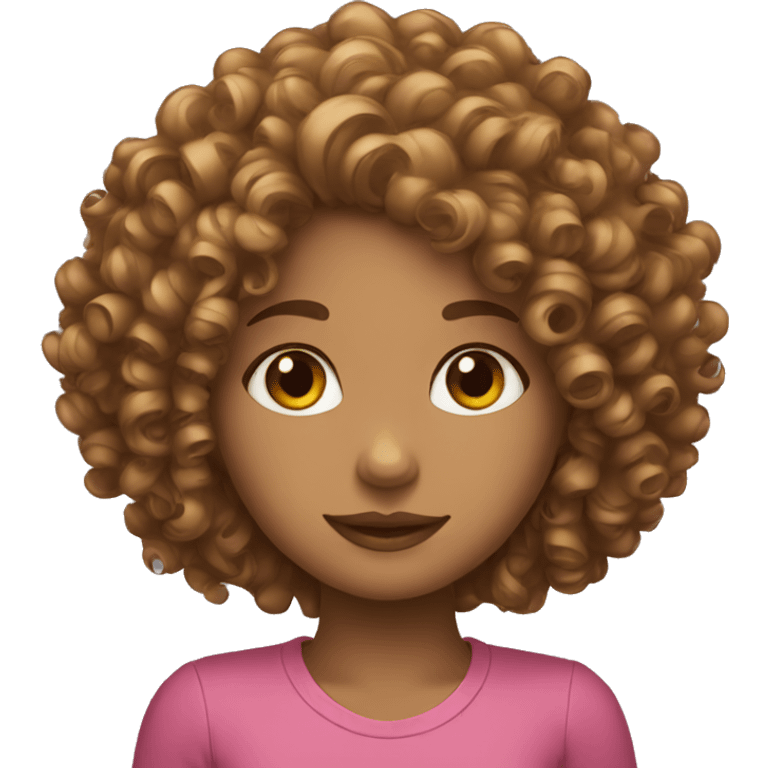 curly girl emoji