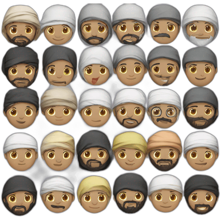 Group of muslims emoji