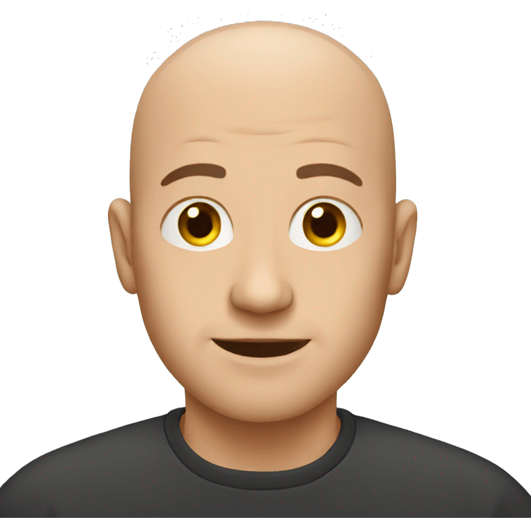 bald man emoji