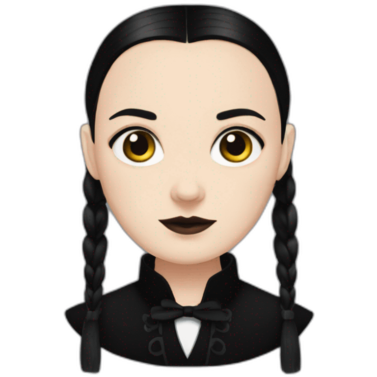 wednesday addams emoji