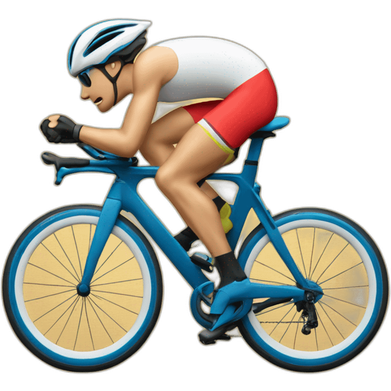 Triatleet fiets emoji