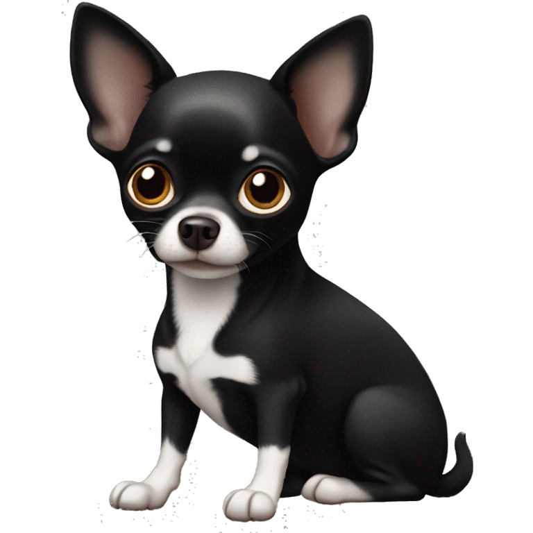 black Chihuahua emoji