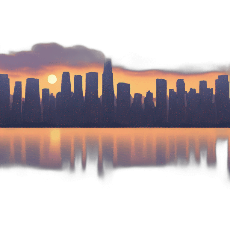 breathtaking-city-sunset emoji