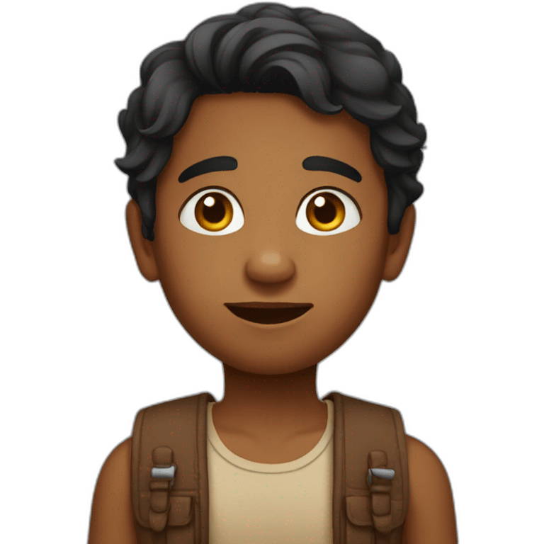 Indian brown boy emoji