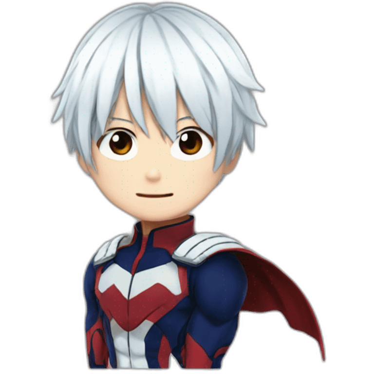 Shoto todoroki de my hero academia emoji