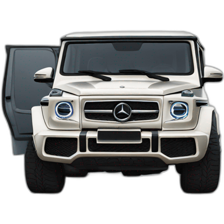 Mercedes g63 facelift front view emoji