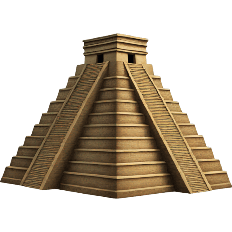 Aztec pyramid emoji