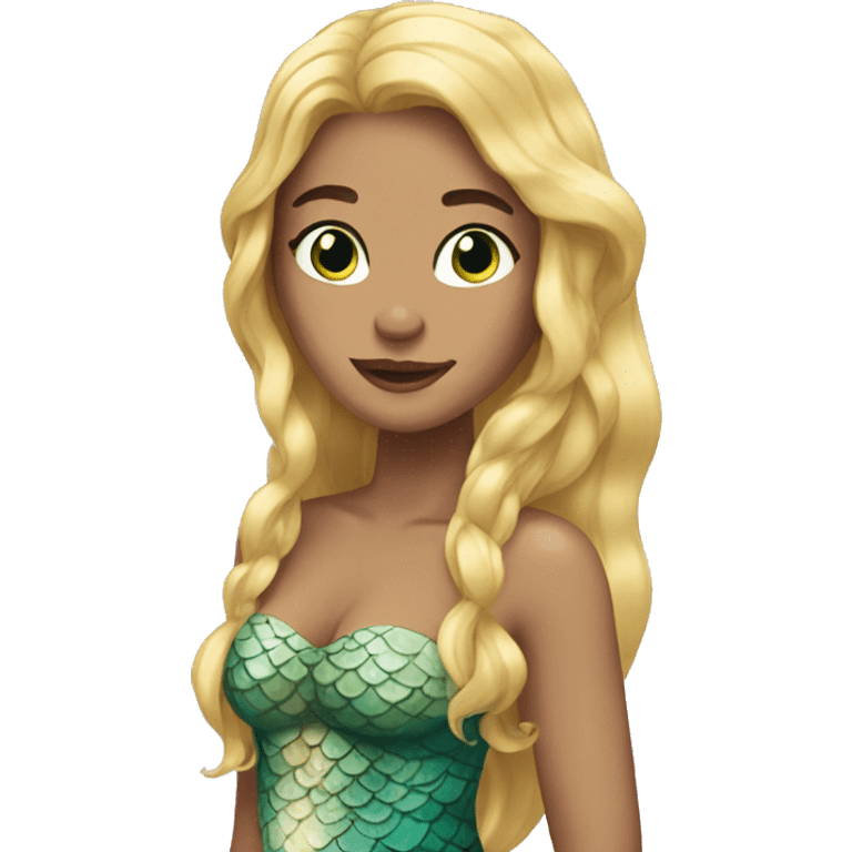 half mermaid half fair emoji