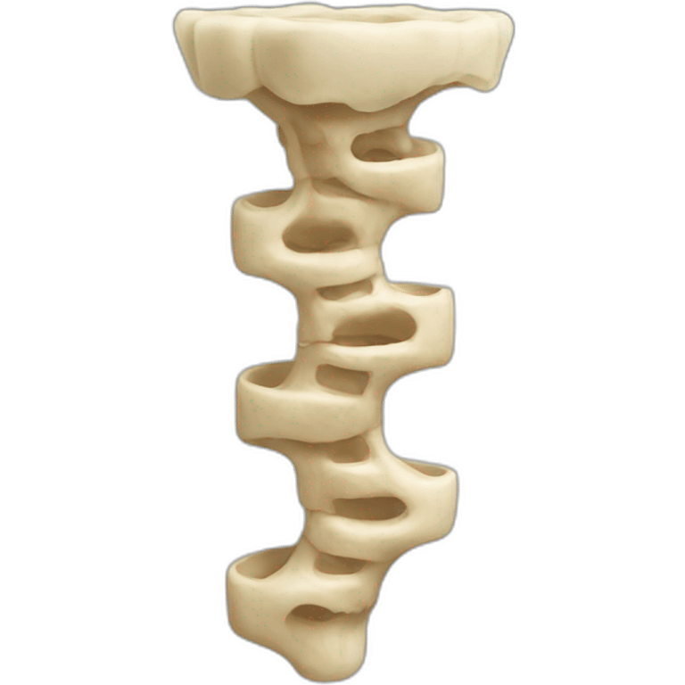 Columna vertebral emoji