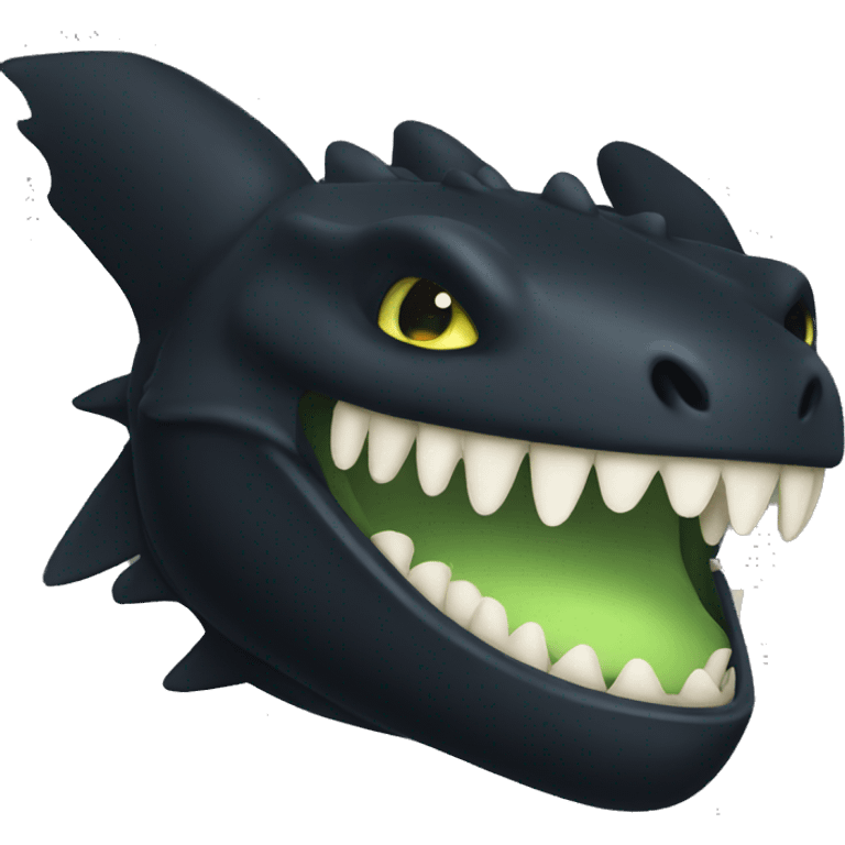 Toothless emoji