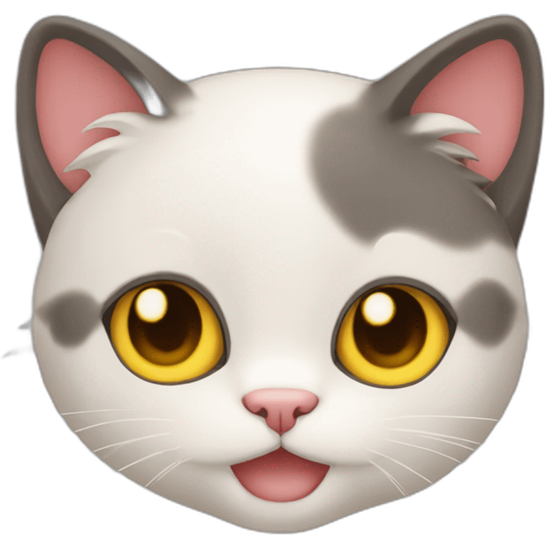 Cat kawai emoji