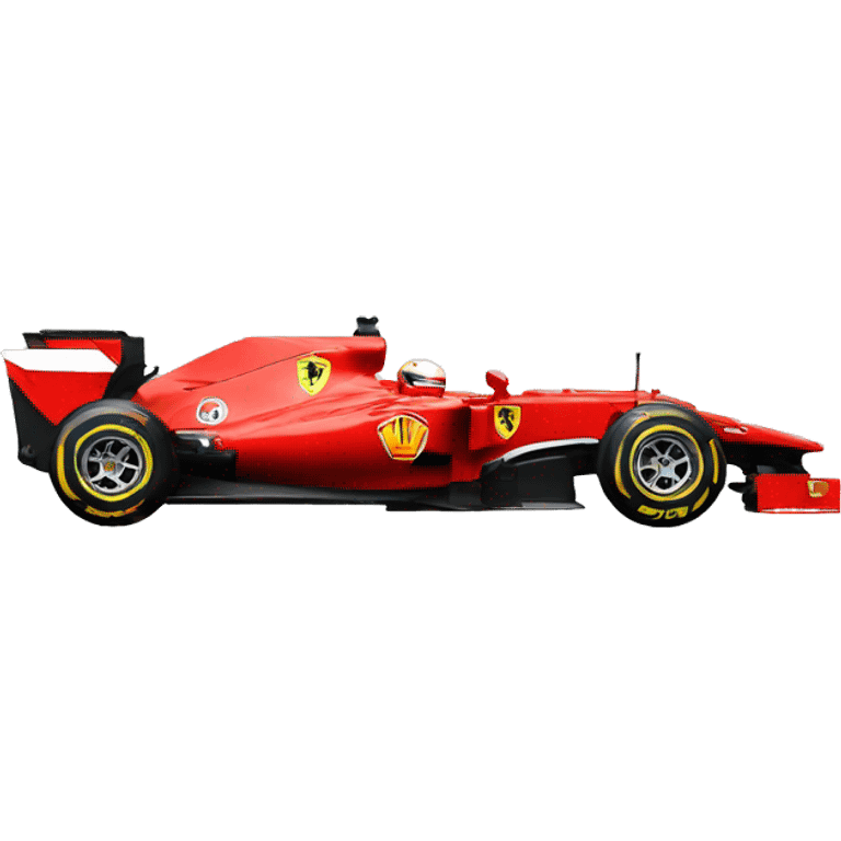 Ferrari F1 car emoji